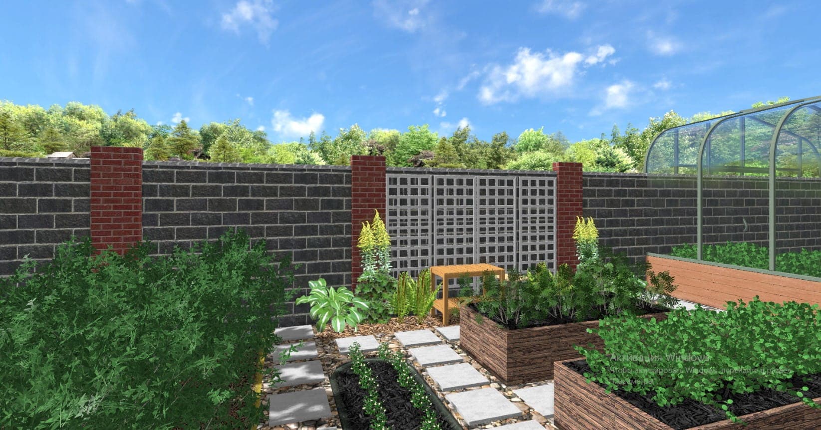 п. Звёздный. Визуализация